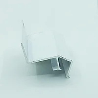 Профиль алюминиевый для натяжных потолков — парящий, усиленный, крашеный белый, без вставки №3. Длина профиля 2,5 м.